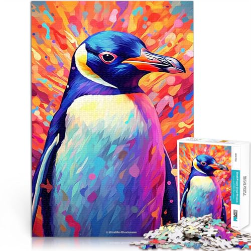 1000 Teenager-Teile-Puzzle Dekomprimierendes intellektuelles Lernspielzeug Pinguin bunt Tolle Geschenke und Spielzeuge75x50cm 1000 Teenager-Teile-Puzzle Dekomprimierendes intellektuelles Lernspielzeug Pinguin bunt Tolle Geschenke und Spielzeuge75x50cm von AITEXI