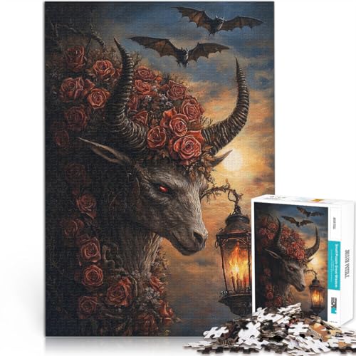 1000 Teenager-Teile-Puzzle Dekomprimierendes intellektuelles Lernspielzeug Teufelsziege Die Liebe zwischen Paaren stärken38x26cm 1000 Teenager-Teile-Puzzle Dekomprimierendes intellektuelles Lernspielzeug Teufelsziege Die Liebe zwischen Paaren stärken38x26cm von AITEXI