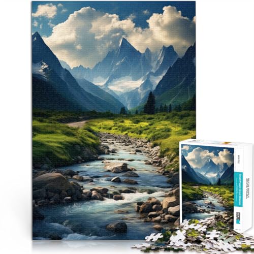 1000 Teenager-Teile-Puzzle Denkspiel Frühlingsberge - Frischegrenze denn eignet ganze Familie38x26cm 1000 Teenager-Teile-Puzzle Denkspiel Frühlingsberge - Frischegrenze denn eignet ganze Familie38x26cm von AITEXI
