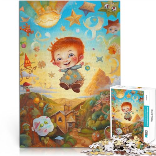 1000 Teenager-Teile-Puzzle Denkspiel Ölgemälde Rote Haare Kind Jedes Stück ist einzigartig – Anspruchsvolles Familienspiel38x26cm 1000 Teenager-Teile-Puzzle Denkspiel Ölgemälde Rote Haare Kind Jedes Stück ist einzigartig – Anspruchsvolles Familienspiel38x26cm von AITEXI