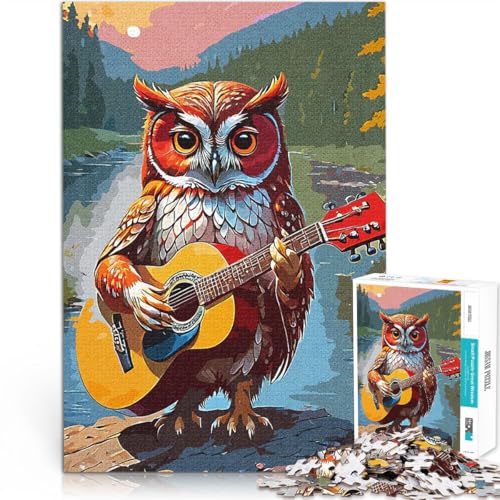 1000 Teenager-Teile-Puzzle Geschenke zum Suchbegriff: Herausfordernde Spiele Eule spielt Gitarre Einzigartige Geburtstags- und Geschenkideen75x50cm 1000 Teenager-Teile-Puzzle Geschenke zum Suchbegriff: Herausfordernde Spiele Eule spielt Gitarre Einzigartige Geburtstags- und Geschenkideen75x50cm von AITEXI
