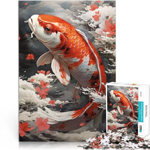 1000 Teenager-Teile-Puzzle Helfen Sie dem Gehirn, süchtig machende Spielzeuge zu trainieren, um Geduld zu entwickeln Koi-Fisch Eltern-Kind-Interaktion75x50cm 1000 Teenager-Teile-Puzzle Helfen Sie dem Gehirn, süchtig machende Spielzeuge zu trainieren, um Geduld zu entwickeln Koi-Fisch Eltern-Kind-Interaktion75x50cm von AITEXI