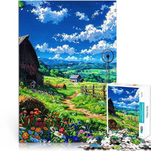 1000 Teenager-Teile-Puzzle Intellektuelles Spiel Naturlandschaftsmalerei eignet ganze Familie75x50cm von AITEXI