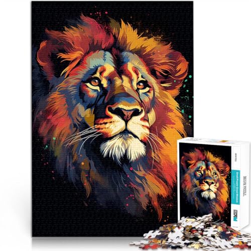 1000 Teenager-Teile-Puzzle Spiele Spielzeug Geschenk Buntes Löwenporträt 10 eignet ganze Familie52x38cm 1000 Teenager-Teile-Puzzle Spiele Spielzeug Geschenk Buntes Löwenporträt 10 eignet ganze Familie52x38cm von AITEXI