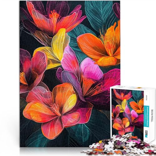 1000 Teenager-Teile-Puzzle Spielspielzeug Lebendige Blumenkunst Buntstift-Kratzkunst Geburtstagsgeschenk, Geschenke38x26cm 1000 Teenager-Teile-Puzzle Spielspielzeug Lebendige Blumenkunst Buntstift-Kratzkunst Geburtstagsgeschenk, Geschenke38x26cm von AITEXI