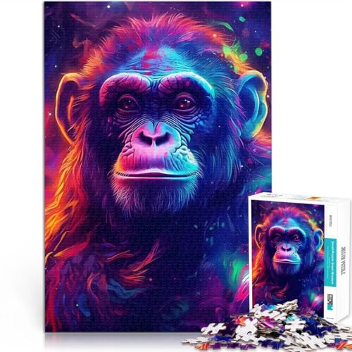 1000 Teenager-Teile-Puzzle Stressabbau – Staycation – Zeit totschlagen Neonaffe Wanddekoration Einzigartige Geburtstags- und Weihnachtsgeschenke75x50cm 1000 Teenager-Teile-Puzzle Stressabbau – Staycation – Zeit totschlagen Neonaffe Wanddekoration Einzigartige Geburtstags- und Weihnachtsgeschenke75x50cm von AITEXI