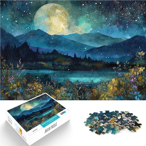 1000 Teenager-Teile-Puzzle Stressabbau – Staycation – Zeit totschlagen Riesiger Blauer Mond einzigartiges Herausforderungsspiel52x38cm 1000 Teenager-Teile-Puzzle Stressabbau – Staycation – Zeit totschlagen Riesiger Blauer Mond einzigartiges Herausforderungsspiel52x38cm von AITEXI