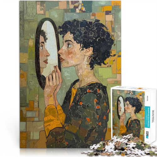 1000 Teenager-Teile-Puzzle für Lernspiel-Herausforderungsspielzeug Spiegel Selbstreflexion Lernspiel für Geburtstag, Weihnachten75x50cm 1000 Teenager-Teile-Puzzle für Lernspiel-Herausforderungsspielzeug Spiegel Selbstreflexion Lernspiel für Geburtstag, Weihnachten75x50cm von AITEXI