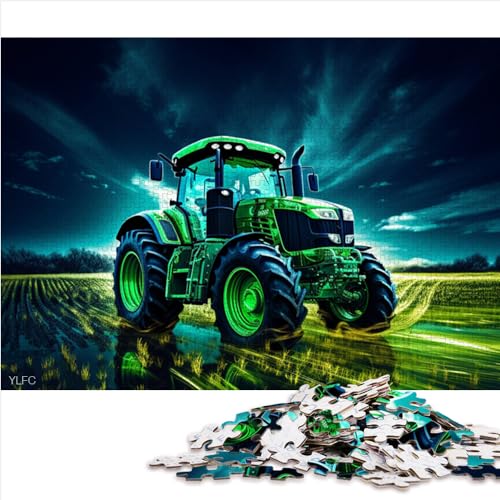 1000 Teile Puzzle Galaxy Traktor Puzzle für Kinder Premium 100% recyceltes Brett für Kleinkinder Kinder Jungen Mädchen Wichtelgeschenke 1000 Teile (26 x 38 cm) von AITEXI