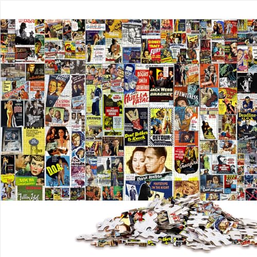 1000 Teile Puzzle für Erwachsene, Puzzles mit Vintage-Collage, Geschenke, Spielzeug, Teenager, lustige Puzzlespiele, lustige Familienspiele, 1000 Teile (26 x 38 cm) von AITEXI