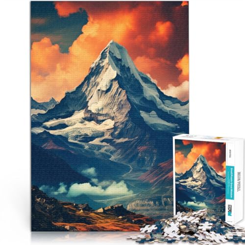 1000-Teile-Puzzle für Erwachsene Denkspiel Spring Mountains - Ruhige Terrasse Lustige Aktivitäten für zu Hause, Geburtstagsgeschenk, Reisegeschenk,75x50cm 1000-Teile-Puzzle für Erwachsene Denkspiel Spring Mountains - Ruhige Terrasse Lustige Aktivitäten für zu Hause, Geburtstagsgeschenk, Reisegeschenk,75x50cm von AITEXI
