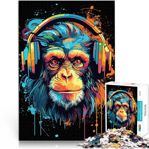 1000-Teile-Puzzle für Erwachsene Geschenke zum Suchbegriff: Herausfordernde Spiele Monkey DJ Musik tolles Geschenk52x38cm 1000-Teile-Puzzle für Erwachsene Geschenke zum Suchbegriff: Herausfordernde Spiele Monkey DJ Musik tolles Geschenk52x38cm von AITEXI
