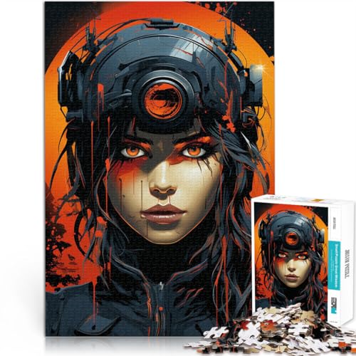 1000-Teile-Puzzle für Erwachsene Geschenke zum Suchbegriff: Herausfordernde Spiele Technologiefrau Geburtstagsgeschenk70x100cm von AITEXI