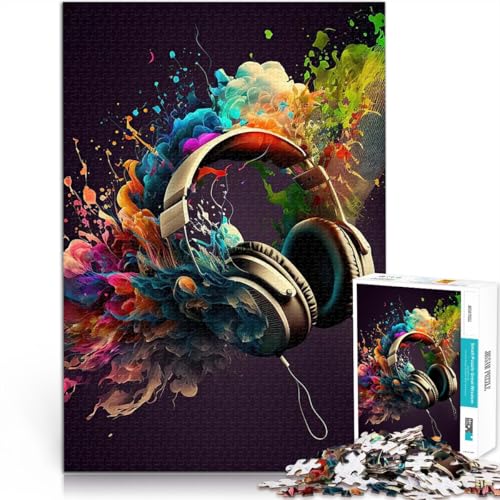 1000-Teile-Puzzle für Erwachsene Helfen Sie dem Gehirn, süchtig machende Spielzeuge zu trainieren, um Geduld zu entwickeln Kopfhörer Wichtelgeschenke38x26cm 1000-Teile-Puzzle für Erwachsene Helfen Sie dem Gehirn, süchtig machende Spielzeuge zu trainieren, um Geduld zu entwickeln Kopfhörer Wichtelgeschenke38x26cm von AITEXI