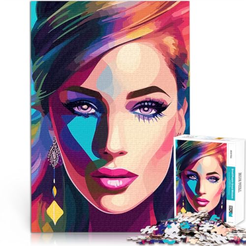1000-Teile-Puzzle für Erwachsene Lernspiele DIY Spielzeug Stilvolle Frauenporträtkunst Angebot als Geschenk für die ganze Familie70x100cm 1000-Teile-Puzzle für Erwachsene Lernspiele DIY Spielzeug Stilvolle Frauenporträtkunst Angebot als Geschenk für die ganze Familie70x100cm von AITEXI
