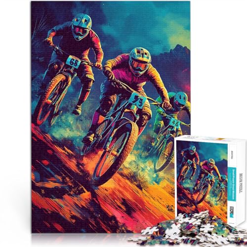 2000-Teile-Puzzle für Erwachsene Spielzeug-Intellektuelles Spiel Mountainbike-Rennen Lernspiel für Geburtstag, Weihnachten70x100cm 2000-Teile-Puzzle für Erwachsene Spielzeug-Intellektuelles Spiel Mountainbike-Rennen Lernspiel für Geburtstag, Weihnachten70x100cm von AITEXI
