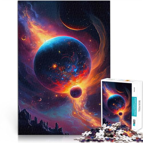 1000-Teile-Puzzle für Erwachsene Spielzeug-Intellektuelles Spiel Reise ins Weltall Verbessern Sie das Gedächtnis38x26cm 1000-Teile-Puzzle für Erwachsene Spielzeug-Intellektuelles Spiel Reise ins Weltall Verbessern Sie das Gedächtnis38x26cm von AITEXI