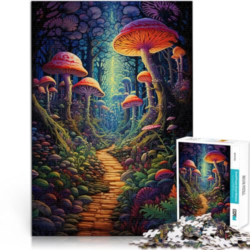 1000-Teile-Puzzle für Erwachsene Spielzeug-Intellektuelles Spiel Trippy Waldkunst Lernspiel für Geburtstag, Weihnachten38x26cm 1000-Teile-Puzzle für Erwachsene Spielzeug-Intellektuelles Spiel Trippy Waldkunst Lernspiel für Geburtstag, Weihnachten38x26cm von AITEXI