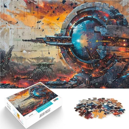 1000-Teile-Puzzle für Erwachsene Stressabbau-Spielzeug SciFi-Kunstwerk eignet ganze Familie75x50cm von AITEXI