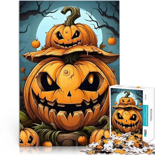 1000-Teile-Puzzle für Erwachsene Stressabbau – Staycation – Zeit totschlagen Halloween Kürbislaterne Lustiges Geschenk75x50cm 1000-Teile-Puzzle für Erwachsene Stressabbau – Staycation – Zeit totschlagen Halloween Kürbislaterne Lustiges Geschenk75x50cm von AITEXI