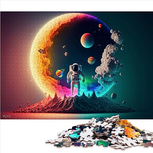 1000 Teile Puzzle für Erwachsene Weltraumastronaut Holzpuzzle Intellektuelles Spiel 50x75cm Puzzle für Kinder 1000 Teile Puzzle für Erwachsene Weltraumastronaut Holzpuzzle Intellektuelles Spiel 50x75cm Puzzle für Kinder von AITEXI