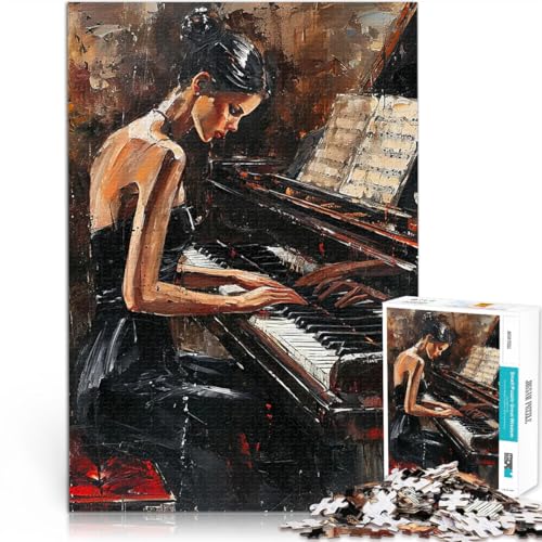 1000-Teile-Puzzle für Erwachsene lustige Spiele für die ganze Familie Mädchen Spielen Klavier Künstlersammlung, Bildende Kunst75x50cm 1000-Teile-Puzzle für Erwachsene lustige Spiele für die ganze Familie Mädchen Spielen Klavier Künstlersammlung, Bildende Kunst75x50cm von AITEXI
