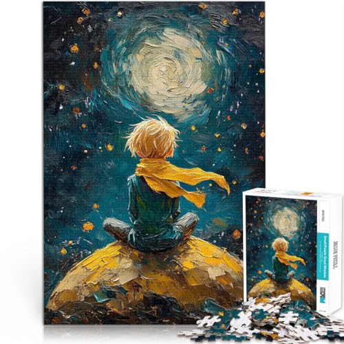 1000-Teile-Puzzle für Erwachsene pädagogische Herausforderung Gemälde „Der kleine Prinz“ mit passendem Poster und Quizblatt52x38cm 1000-Teile-Puzzle für Erwachsene pädagogische Herausforderung Gemälde „Der kleine Prinz“ mit passendem Poster und Quizblatt52x38cm von AITEXI