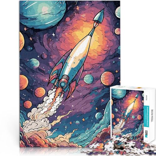 1000-Teile-Puzzle für Teenager Anspruchsvolles Spiel und Familienspaß Raketenstart-Fantasie 10 Verbessern Sie das Gedächtnis38x26cm 1000-Teile-Puzzle für Teenager Anspruchsvolles Spiel und Familienspaß Raketenstart-Fantasie 10 Verbessern Sie das Gedächtnis38x26cm von AITEXI