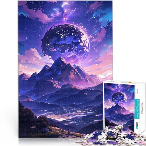 1000-Teile-Puzzle für Teenager Dekomprimierendes intellektuelles Lernspielzeug Anime Berg Kosmos einzigartiges Herausforderungsspiel38x26cm 1000-Teile-Puzzle für Teenager Dekomprimierendes intellektuelles Lernspielzeug Anime Berg Kosmos einzigartiges Herausforderungsspiel38x26cm von AITEXI
