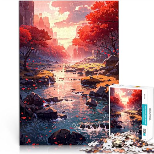 1000-Teile-Puzzle für Teenager Dekomprimierendes intellektuelles Lernspielzeug Purpurnes Tal Einzigartige Wohndekoration und Geschenke75x50cm 1000-Teile-Puzzle für Teenager Dekomprimierendes intellektuelles Lernspielzeug Purpurnes Tal Einzigartige Wohndekoration und Geschenke75x50cm von AITEXI