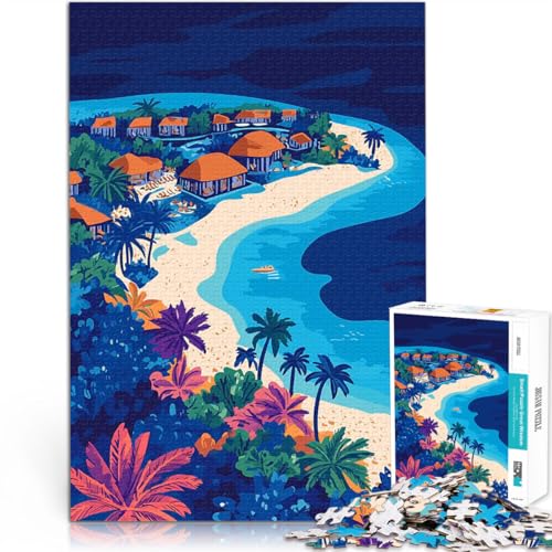 2000-Teile-Puzzle für Teenager Denkspiel Tropische Malediven Inseln Minimalistische Kunst Geschenke für Freunde und Familie70x100cm 2000-Teile-Puzzle für Teenager Denkspiel Tropische Malediven Inseln Minimalistische Kunst Geschenke für Freunde und Familie70x100cm von AITEXI