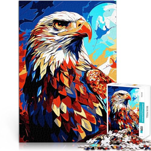 1000-Teile-Puzzle für Teenager Familienspiel zum Stressabbau, schwierige Herausforderung Adlerporträt EIN Kunstwerk52x38cm 1000-Teile-Puzzle für Teenager Familienspiel zum Stressabbau, schwierige Herausforderung Adlerporträt EIN Kunstwerk52x38cm von AITEXI