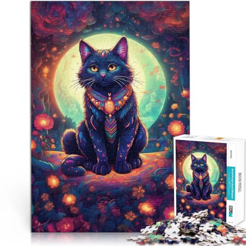 1000-Teile-Puzzle für Teenager Familienspiel zum Stressabbau, schwierige Herausforderung Die skurrile Katze Wanddekoration75x50cm 1000-Teile-Puzzle für Teenager Familienspiel zum Stressabbau, schwierige Herausforderung Die skurrile Katze Wanddekoration75x50cm von AITEXI