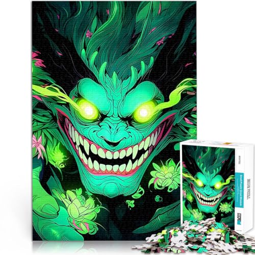 1000-Teile-Puzzle für Teenager Gehirnintelligenz-Herausforderung süchtig machendes Spielzeug Teufel Wanddekoration75x50cm von AITEXI