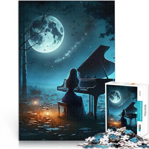 2000-Teile-Puzzle für Teenager Geschenke zum Suchbegriff: Herausfordernde Spiele Klavier Spielen EIN Kunstwerk70x100cm von AITEXI