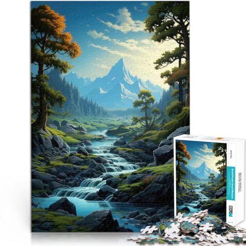 1000-Teile-Puzzle für Teenager Geschenke zum Suchbegriff: Herausfordernde Spiele Naturlandschaft Heimdekoration70x100cm von AITEXI