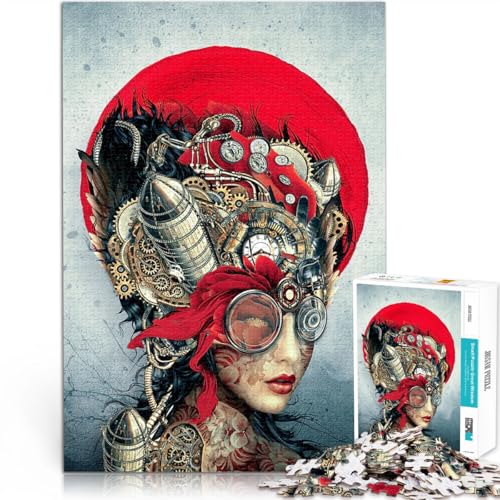 1000-Teile-Puzzle für Teenager Geschenke zum Suchbegriff: Herausfordernde Spiele Steampunk-Mädchen für Heimdekoration38x26cm 1000-Teile-Puzzle für Teenager Geschenke zum Suchbegriff: Herausfordernde Spiele Steampunk-Mädchen für Heimdekoration38x26cm von AITEXI