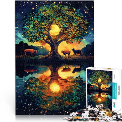 1000-Teile-Puzzle für Teenager Handgeschwindigkeitswettbewerb Sternenhimmel Baum des Lebens Tolle Geschenke und Spielzeuge70x100cm 1000-Teile-Puzzle für Teenager Handgeschwindigkeitswettbewerb Sternenhimmel Baum des Lebens Tolle Geschenke und Spielzeuge70x100cm von AITEXI