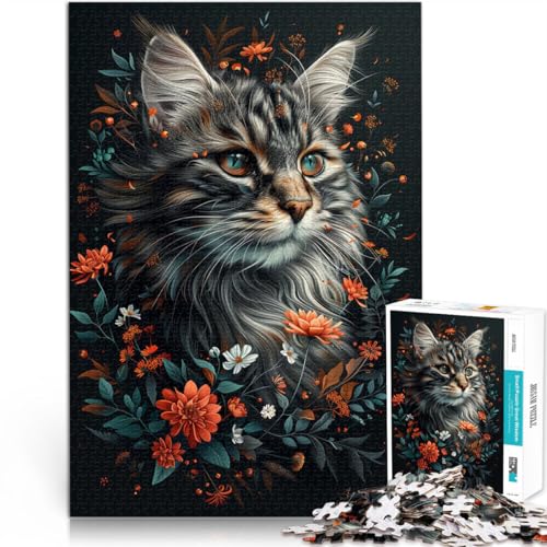 1000-Teile-Puzzle für Teenager Helfen Sie dem Gehirn, süchtig machende Spielzeuge zu trainieren, um Geduld zu entwickeln Katze ~ Heimdekoration Spielzeug70x100cm 1000-Teile-Puzzle für Teenager Helfen Sie dem Gehirn, süchtig machende Spielzeuge zu trainieren, um Geduld zu entwickeln Katze ~ Heimdekoration Spielzeug70x100cm von AITEXI