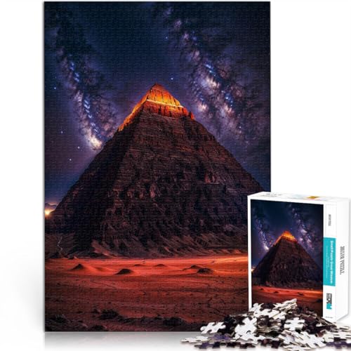 2000-Teile-Puzzle für Teenager Lernspiel-Herausforderungsspielzeug Pyramide unter der Milchstraße Angebot als Geschenk für die ganze Familie70x100cm 2000-Teile-Puzzle für Teenager Lernspiel-Herausforderungsspielzeug Pyramide unter der Milchstraße Angebot als Geschenk für die ganze Familie70x100cm von AITEXI