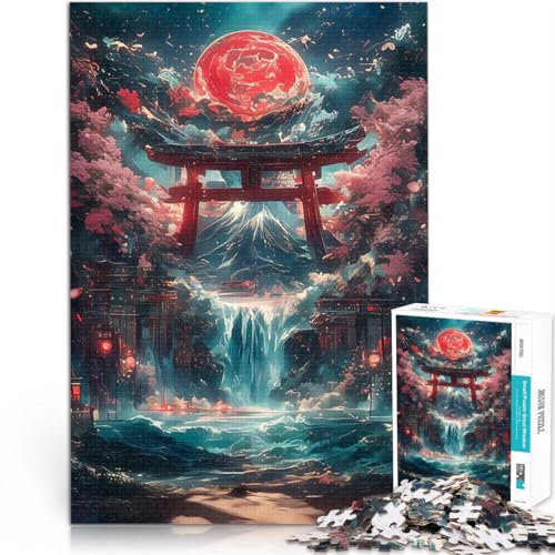 1000-Teile-Puzzle für Teenager Lernspiele DIY Spielzeug Torii-Tor-Wasserfall Wanddekoration Einzigartige Geburtstags- und Weihnachtsgeschenke38x26cm 1000-Teile-Puzzle für Teenager Lernspiele DIY Spielzeug Torii-Tor-Wasserfall Wanddekoration Einzigartige Geburtstags- und Weihnachtsgeschenke38x26cm von AITEXI