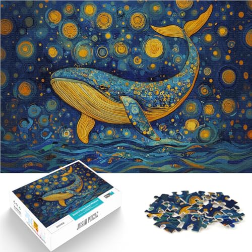 1000-Teile-Puzzle für Teenager Lernspiele DIY Spielzeug Wal unter dem sternenklaren Ozean Die Liebe zwischen Paaren stärken38x26cm 1000-Teile-Puzzle für Teenager Lernspiele DIY Spielzeug Wal unter dem sternenklaren Ozean Die Liebe zwischen Paaren stärken38x26cm von AITEXI