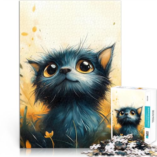1000-Teile-Puzzle für Teenager Lernspiele Heimdekoration Niedliches kleines Katzenporträt Geburtstagsgeschenk, Geschenke38x26cm 1000-Teile-Puzzle für Teenager Lernspiele Heimdekoration Niedliches kleines Katzenporträt Geburtstagsgeschenk, Geschenke38x26cm von AITEXI