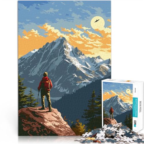 1000-Teile-Puzzle für Teenager Stressabbau – Staycation – Zeit totschlagen Bergsteigen Alpen Lernspiel für Geburtstag, Weihnachten75x50cm 1000-Teile-Puzzle für Teenager Stressabbau – Staycation – Zeit totschlagen Bergsteigen Alpen Lernspiel für Geburtstag, Weihnachten75x50cm von AITEXI
