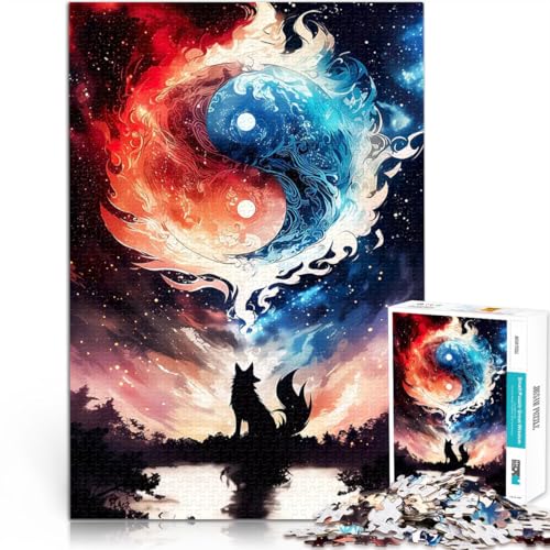 1000-Teile-Puzzle für Teenager Stressabbau – Staycation – Zeit totschlagen Träumendes Yin und Yang Geburtstagsgeschenk, Geschenke, Wandkunst38x26cm 1000-Teile-Puzzle für Teenager Stressabbau – Staycation – Zeit totschlagen Träumendes Yin und Yang Geburtstagsgeschenk, Geschenke, Wandkunst38x26cm von AITEXI
