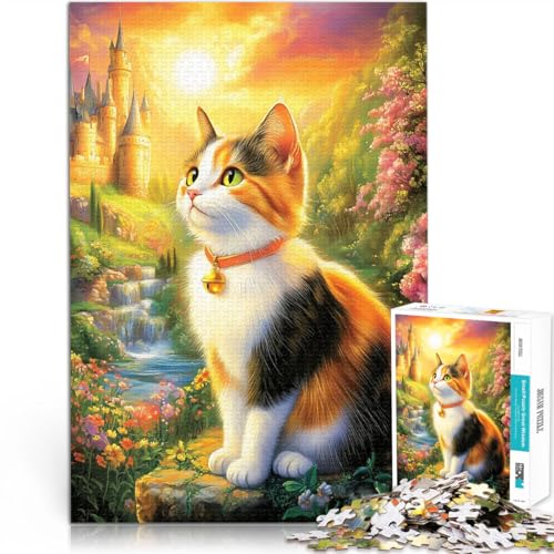 1000-Teile-Puzzle für Teenager für Lernspiel-Herausforderungsspielzeug Kalikokatze in Einer Fantasiewelt Wichtelgeschenke70x100cm 1000-Teile-Puzzle für Teenager für Lernspiel-Herausforderungsspielzeug Kalikokatze in Einer Fantasiewelt Wichtelgeschenke70x100cm von AITEXI