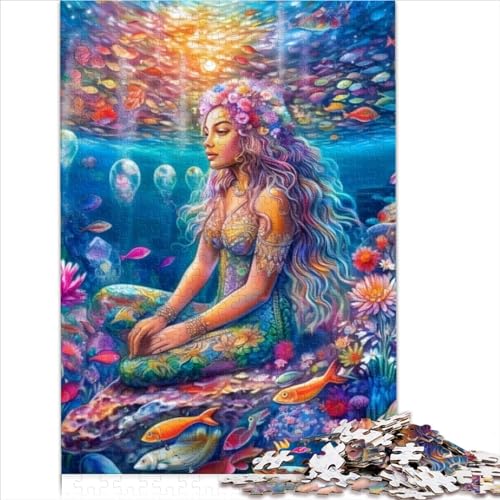 1000 pc Jigsaw Rainbow Spirit Family Puzzles Gift Wooden Puzzle for Adults& Kids Age 12 Years Up Family Games Christmas Birthday Gifts 1000pcs（50x75cm） von AITEXI