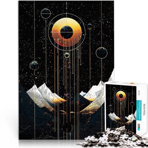 1000-teilige Puzzles für Erwachsene Anspruchsvoll, Aber lustig und humorvoll Kosmische Berge Geeignet für die Schreibtischdekoration75x50cm 1000-teilige Puzzles für Erwachsene Anspruchsvoll, Aber lustig und humorvoll Kosmische Berge Geeignet für die Schreibtischdekoration75x50cm von AITEXI