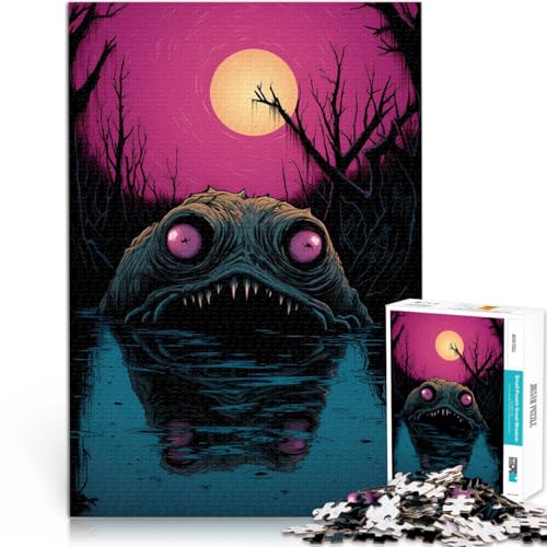 1000-teilige Puzzles für Erwachsene Anspruchsvolles Spiel und Familienspaß Sumpfkreatur Lernspiel für Geburtstag, Weihnachten38x26cm 1000-teilige Puzzles für Erwachsene Anspruchsvolles Spiel und Familienspaß Sumpfkreatur Lernspiel für Geburtstag, Weihnachten38x26cm von AITEXI