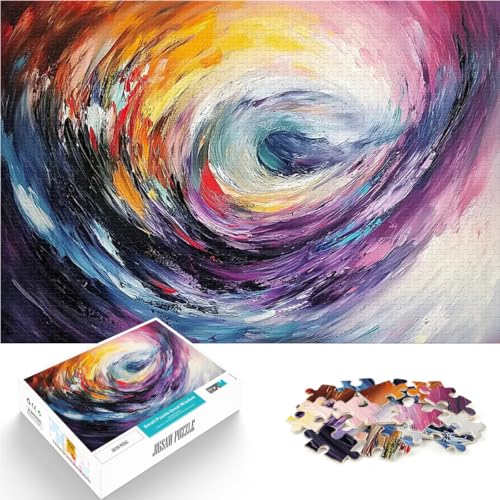 1000-teilige Puzzles für Erwachsene Dekomprimierendes intellektuelles Lernspielzeug Wirbelwind der Farben Wanddekoration38x26cm 1000-teilige Puzzles für Erwachsene Dekomprimierendes intellektuelles Lernspielzeug Wirbelwind der Farben Wanddekoration38x26cm von AITEXI